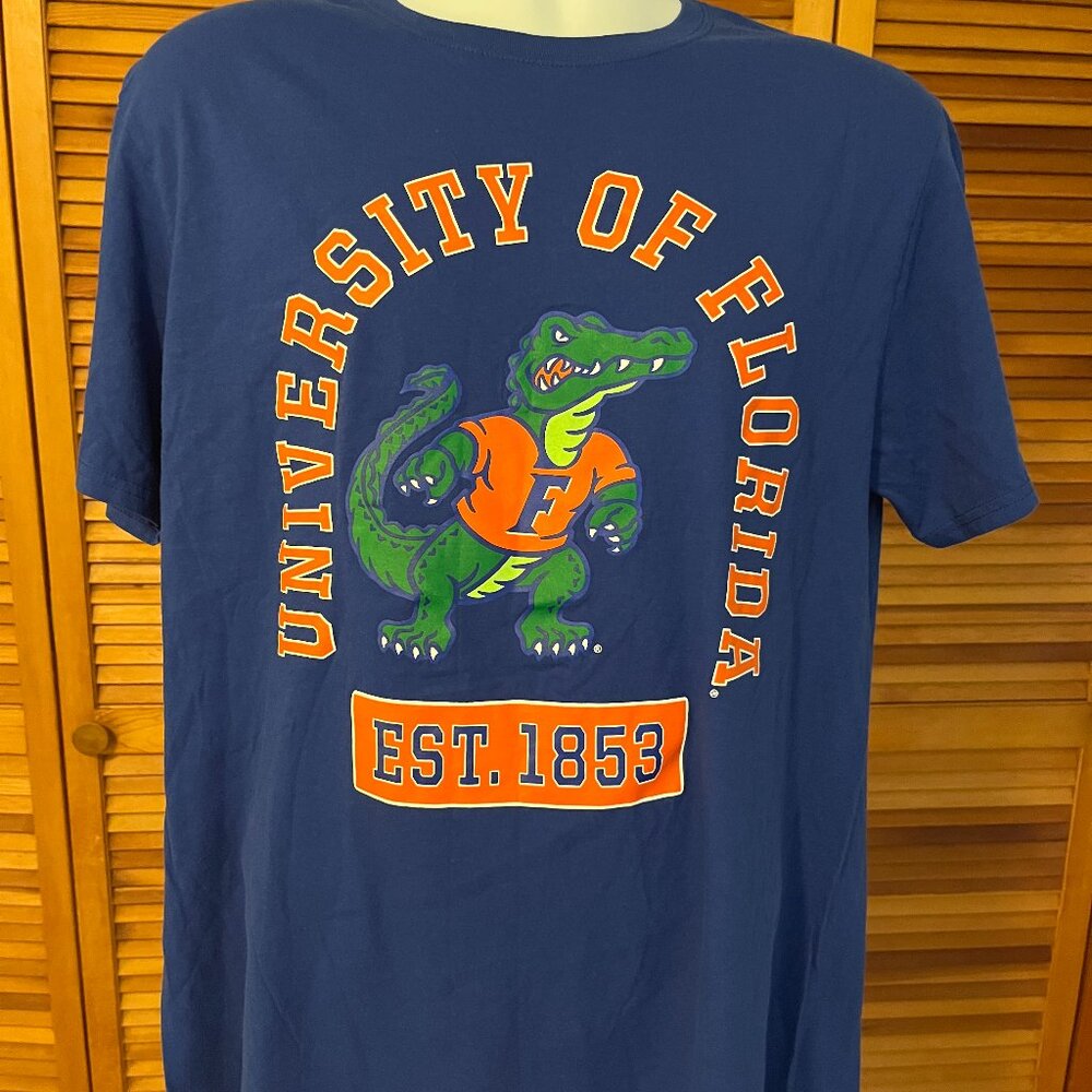 UNIVERSITY OF FLORIDA GATORS MEN'S SZ LARGE TEE SHIRT BY FANATICS